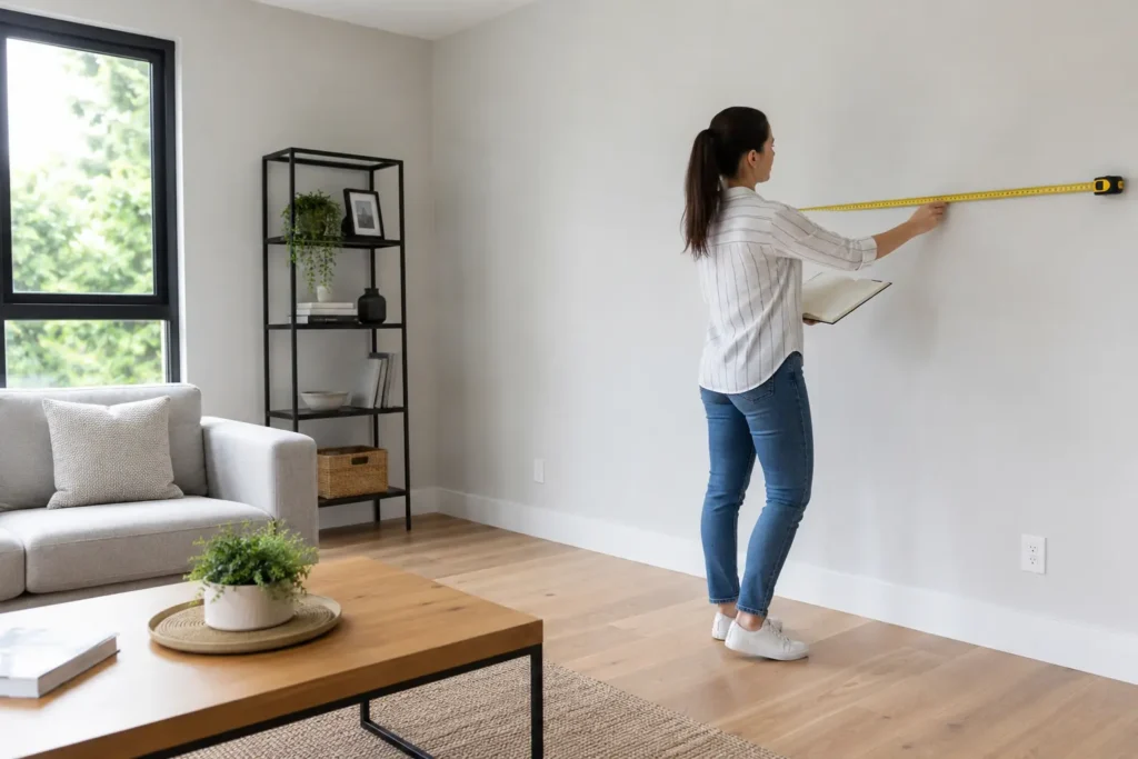 how to measure a room for furniture