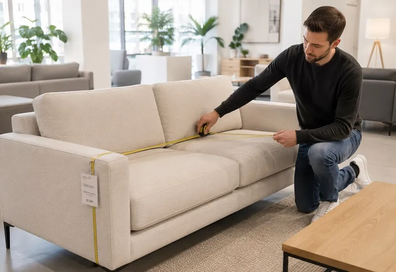 measuring furniture dimensions before buying